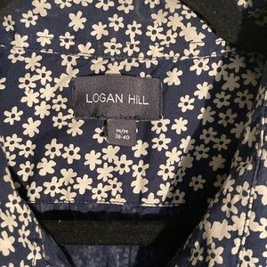 ❄️ LOGAN HILL Mens floral short sleeve dress shirt •size 38-40
100% cotton